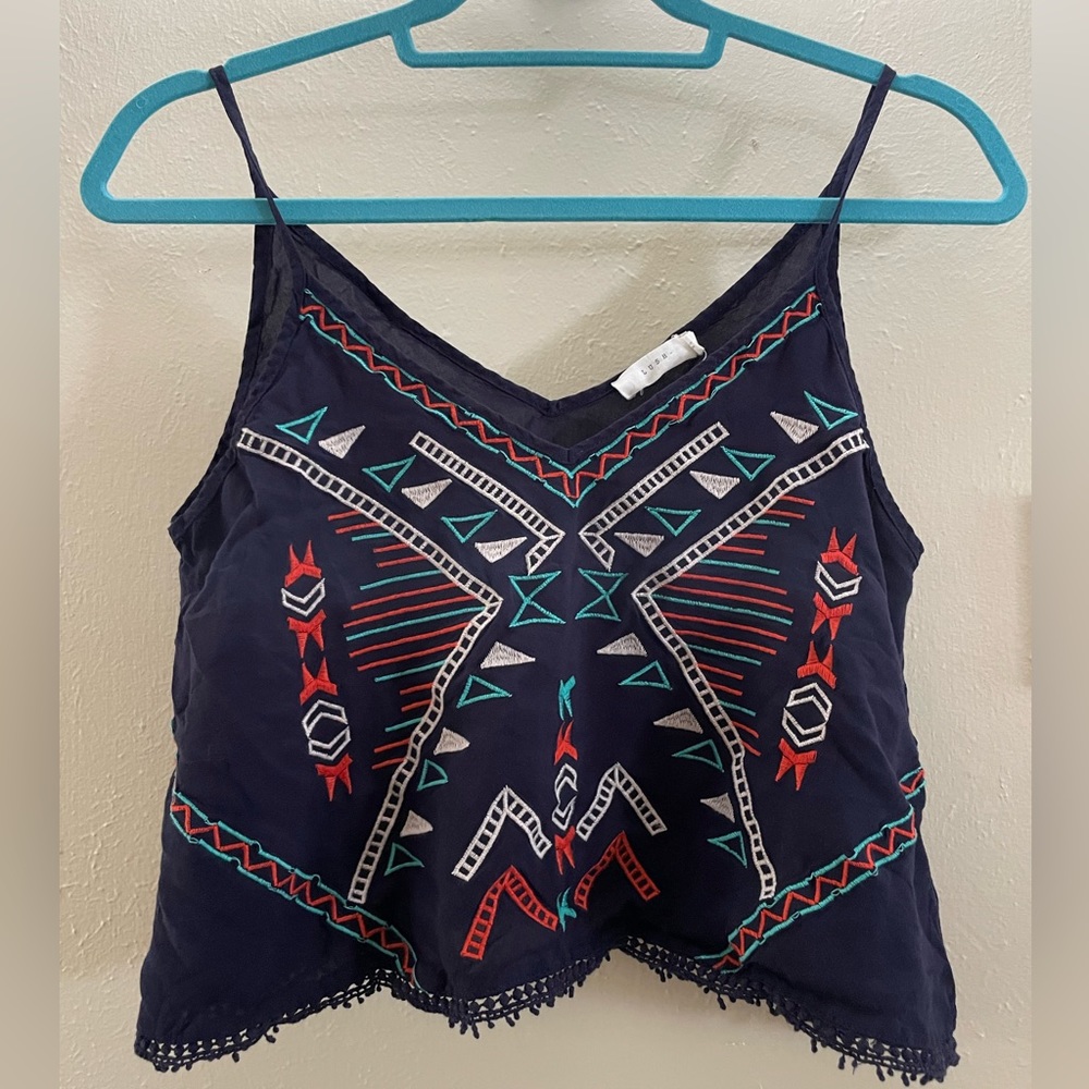 Tribal Print Tank Top